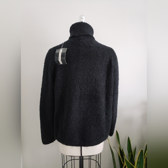 BNWT 2000s chunky knit oversized raglan sleeve turtleneck - Picture 4 of 11